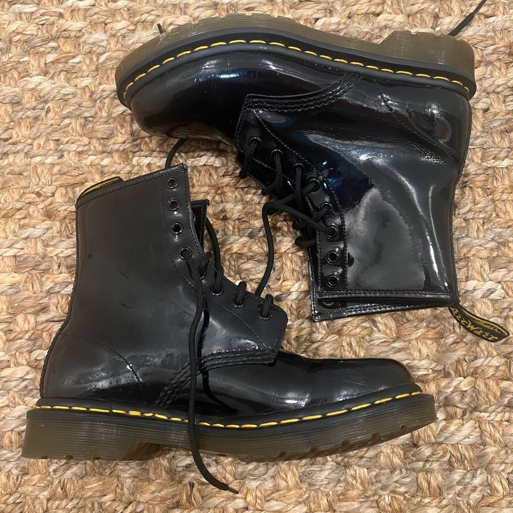 Patent leather docs size 8